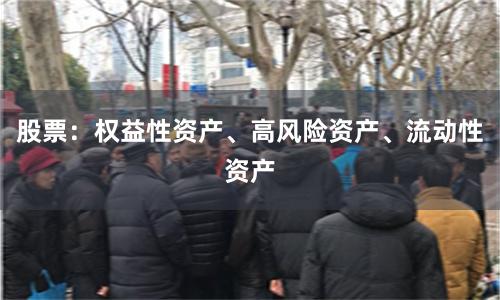 股票：权益性资产、高风险资产、流动性资产
